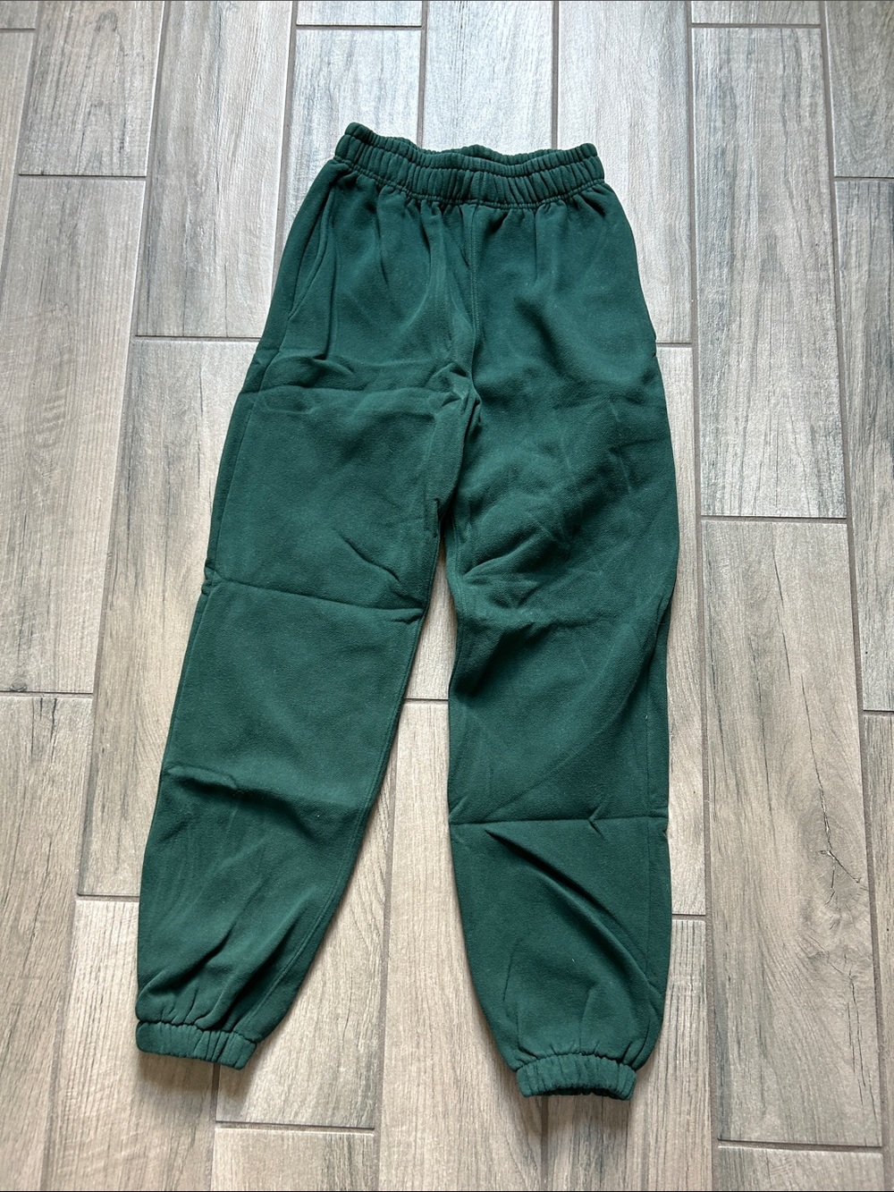 storets Dark Green Fleece Joggers